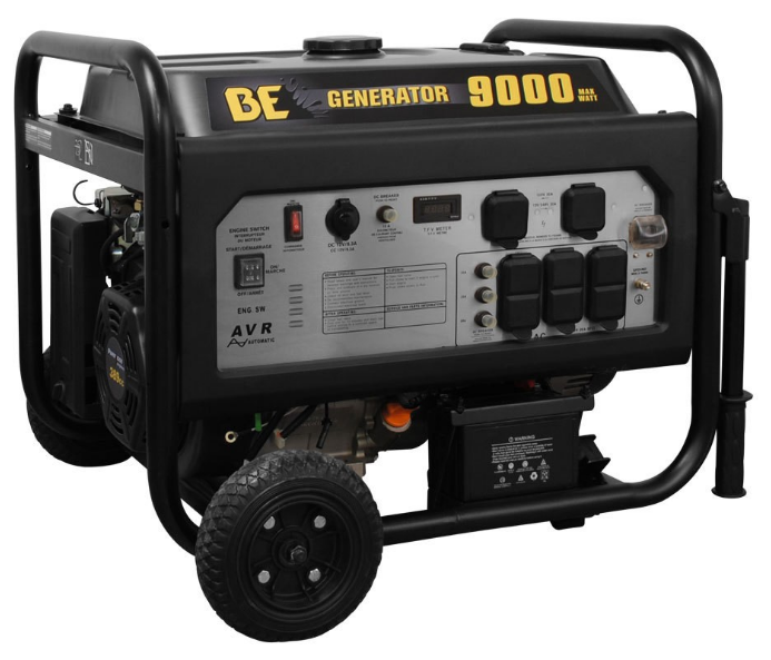 BE pressure BE9000 watt generator